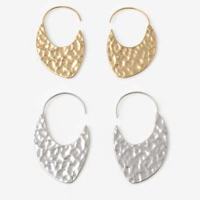 Σφυρήλατο ανάγλυφο Σκουλαρίκι